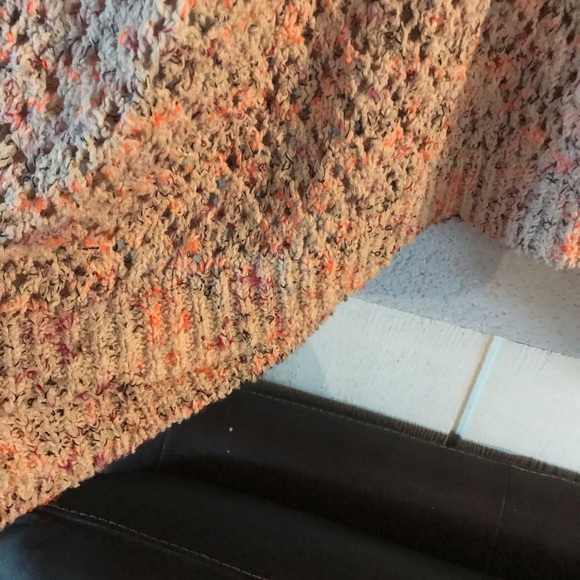 Anthropologie Akemi + Kin Knit Poncho White Small - Picture 8 of 12